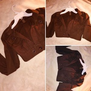 Brown jean jacket